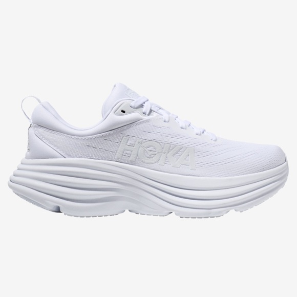 Hoka All-White Athletic Sneakers - Picture 1 of 10